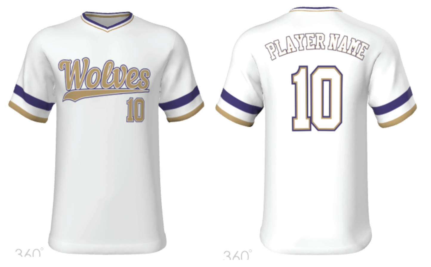 White Pull Over Jersey