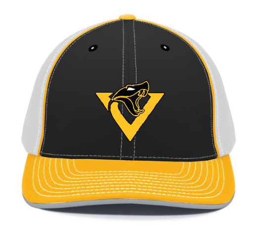 Gold Fitted Trucker