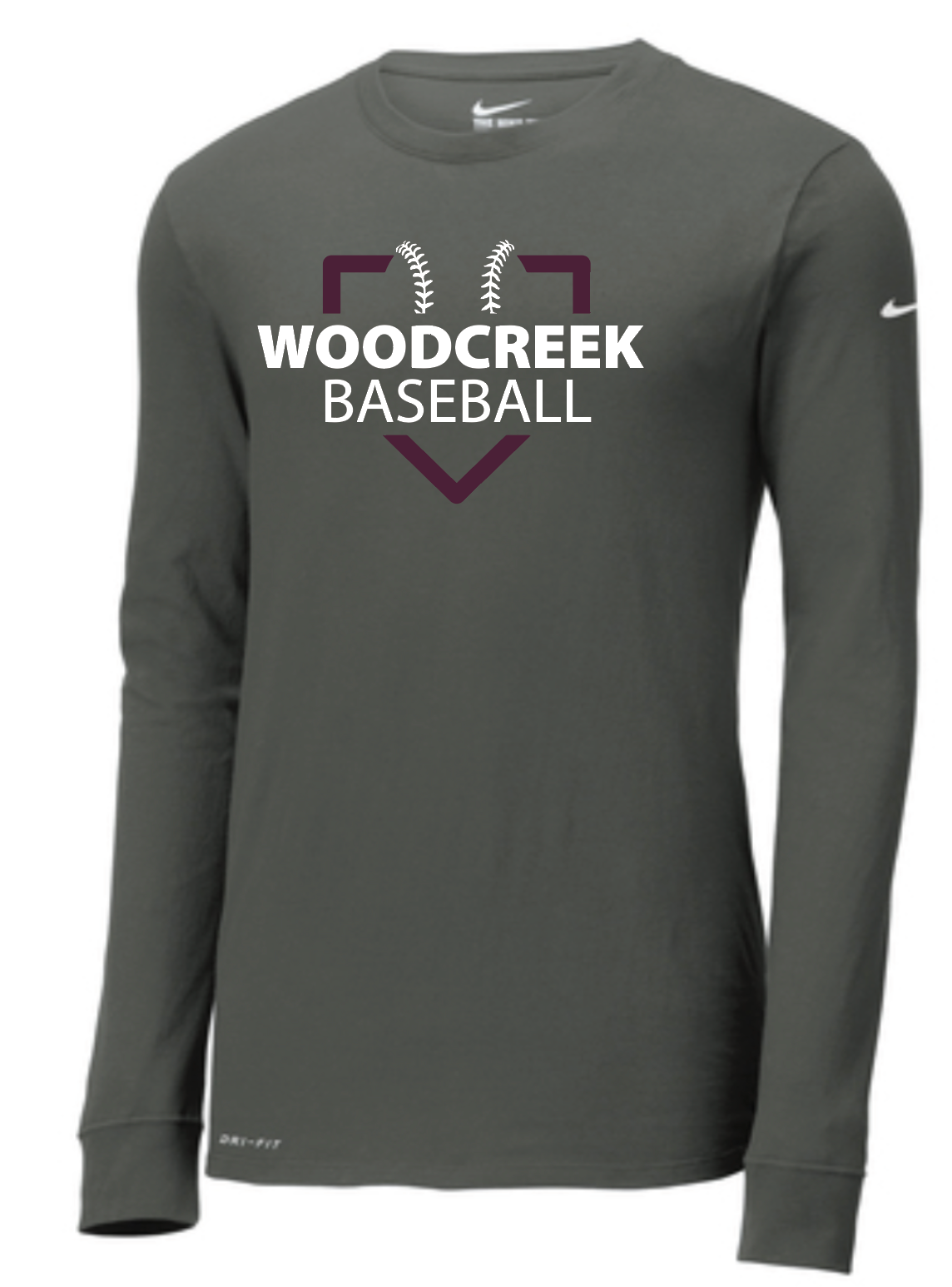 Woodcreek Nike Dri-FIT Cotton/Poly Long Sleeve Tee