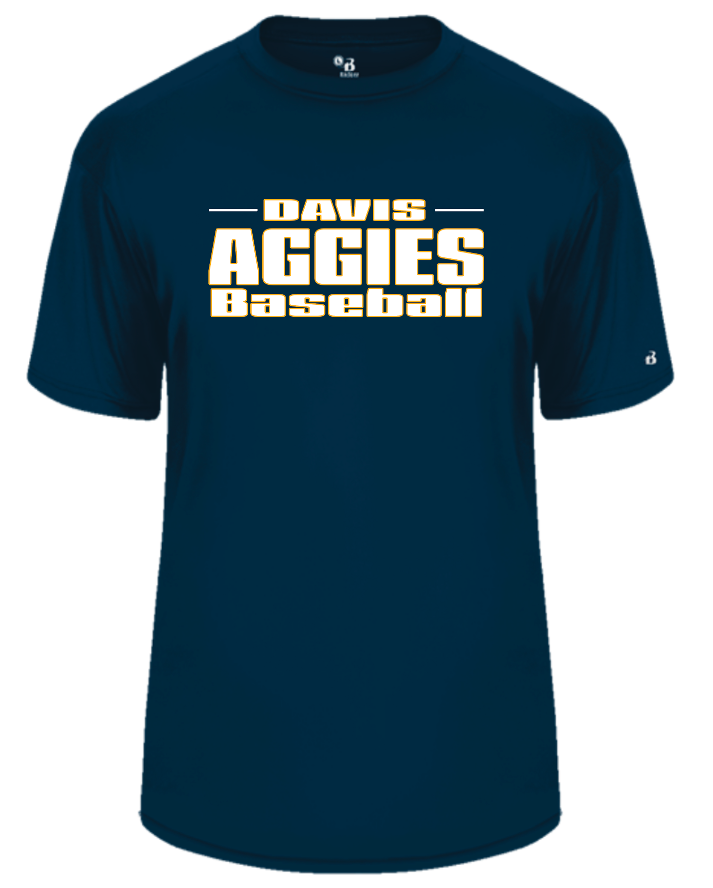 Aggies Navy Performance Tee