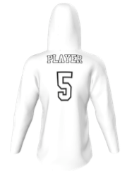 AOA White Player Hoodie