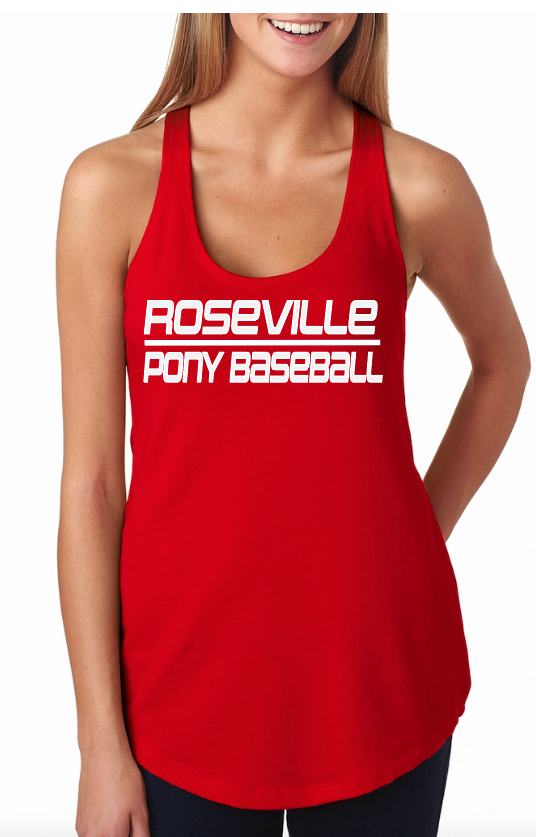Ladies Roseville Pony French Terry Tank