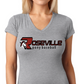 Ladies Roseville Pony V-Neck Tee