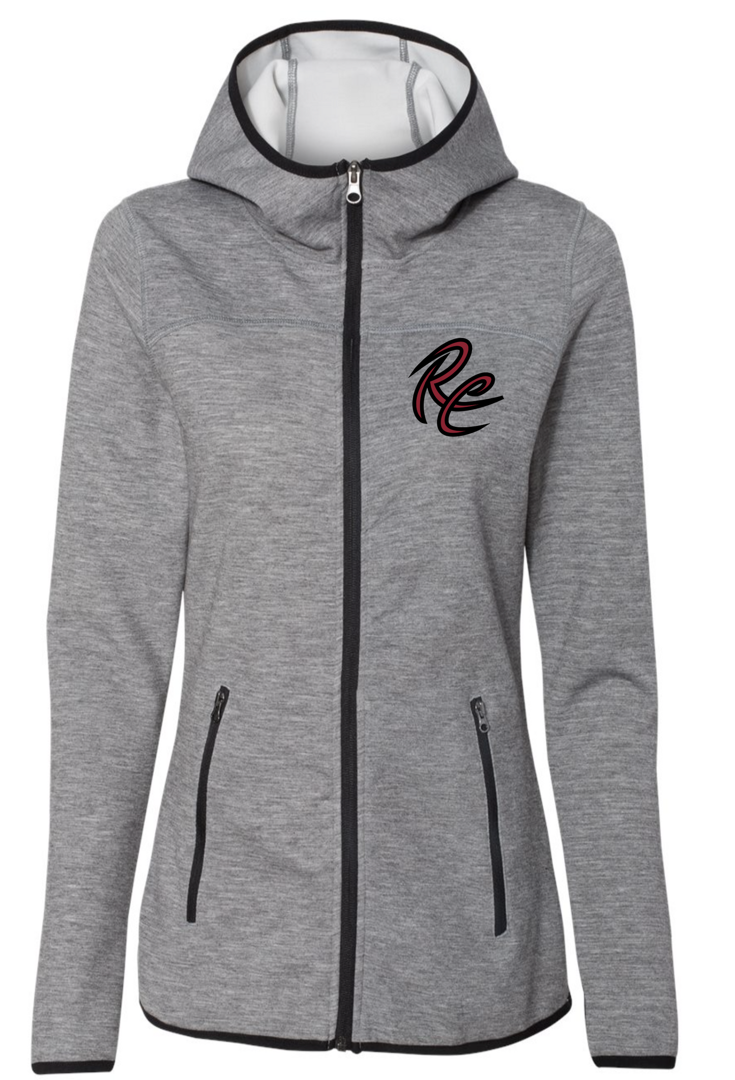 Ladies Hooded Lightweight Performance Full Zip