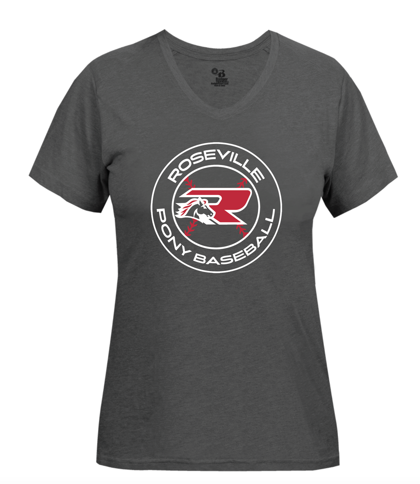 Ladies Tri Blend V-Neck